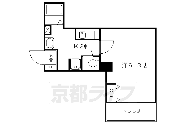 ｃａｓａ　ｖｅｒｄｅ高辻の間取り