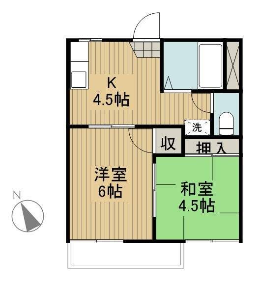 コンシェール戸頭Ｂ棟の間取り