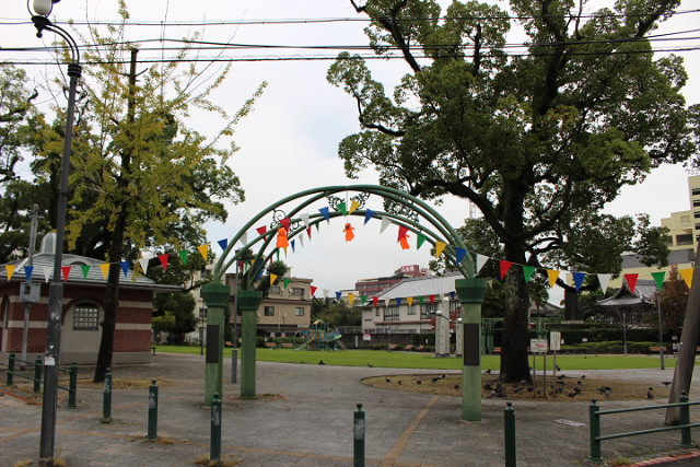 【キャトルフィーユ別府駅前本町の公園】