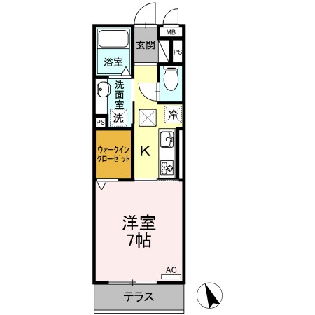 Mild（ミルト）の間取り