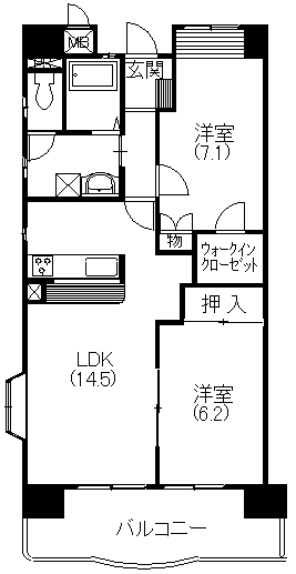 クオーリの間取り