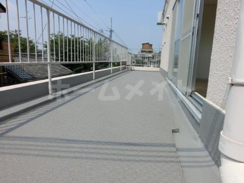 山崎第2マンション　バルコニー　ルーフバルコニー