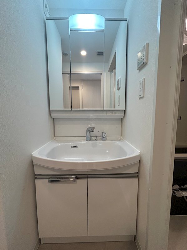 洗面設備　別のお部屋の写真ですが参考までに