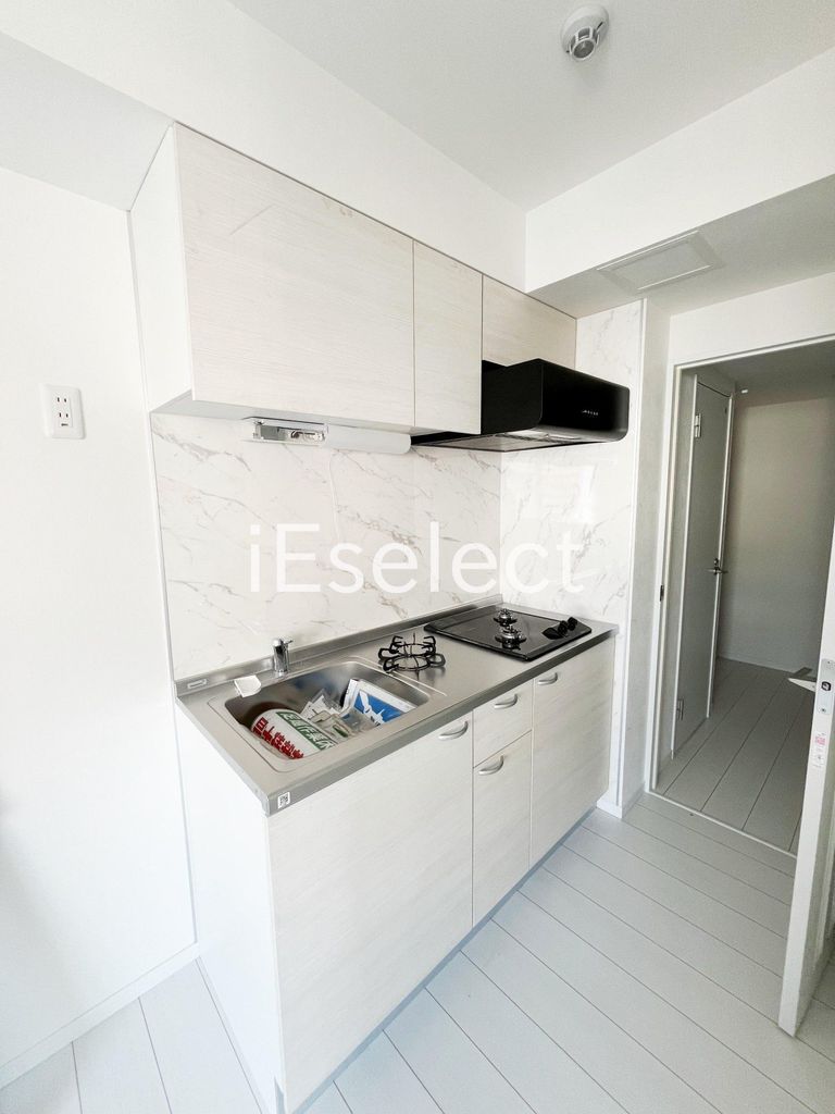 キッチン　２口コンロ付のシステムキッチンです