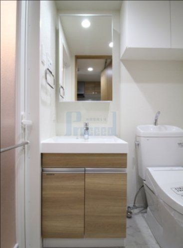 洗面設備　使いやすい独立洗面台☆