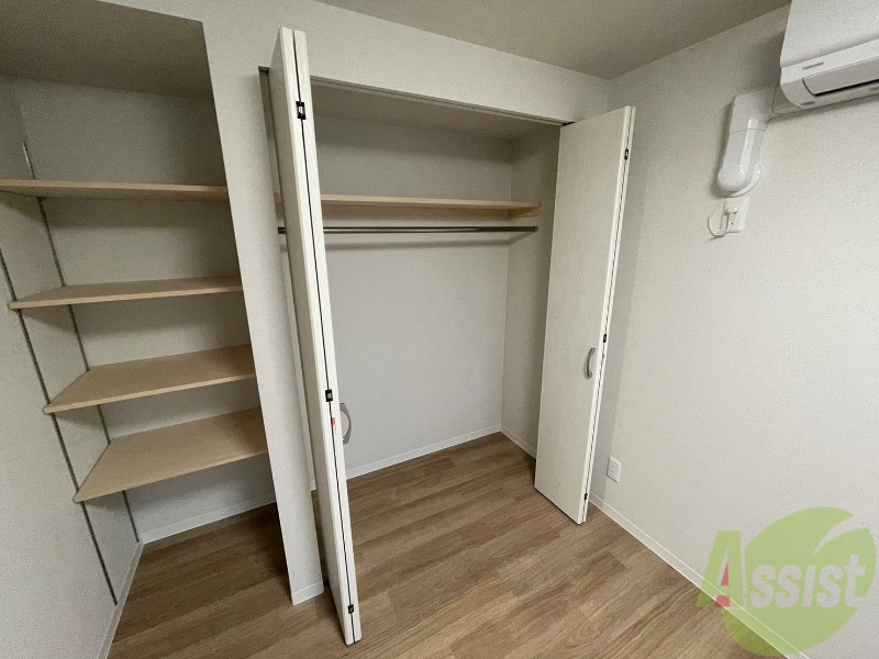 収納　収納もバッチリあるのでお部屋が片付きますよ！