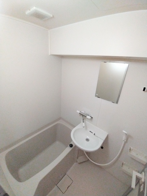 バス・シャワールーム　洗面台は浴室と同室