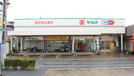 ドラックストア　ドラッグセイムス一ツ家店（ドラッグストア）まで387m