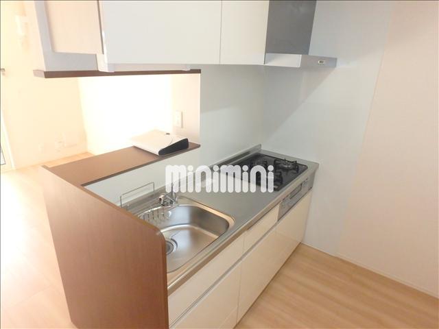 キッチン　３口ガスコンロ付きです！