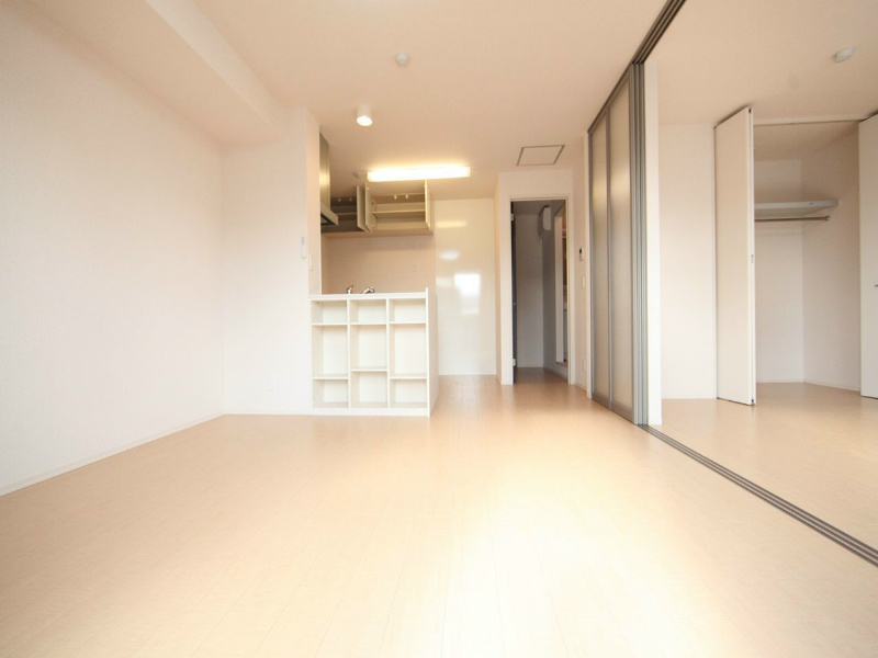 居室・リビング　ＬＤＫ11.4帖　洋室6.1帖とつなげても仕切っても使えます