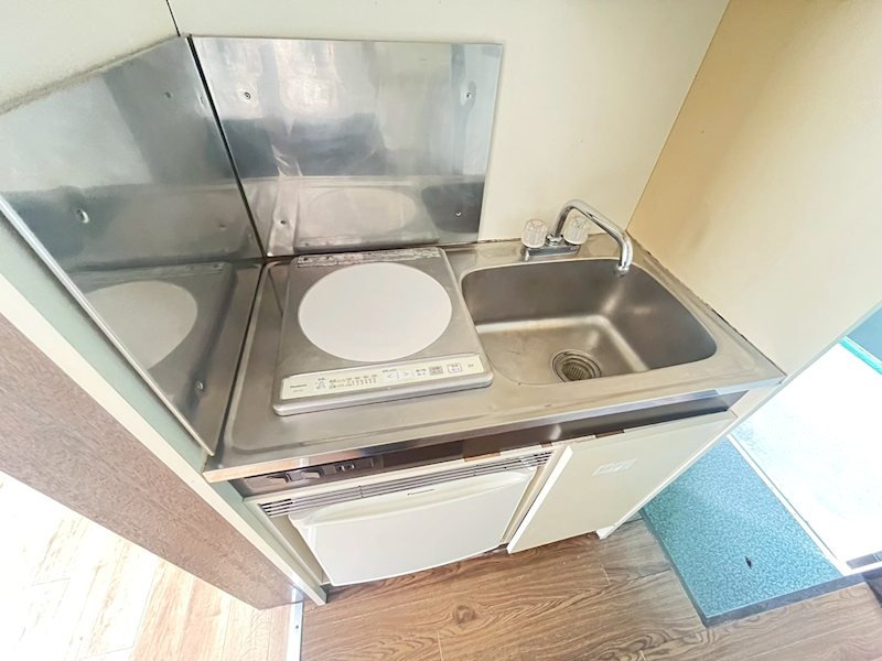 キッチン　※S-2号室の写真です。