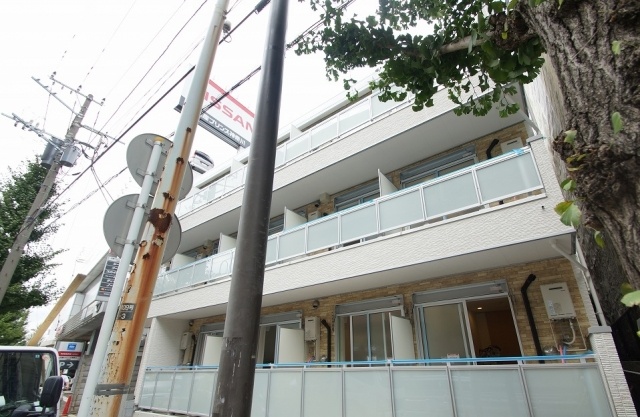 建物外観　ホームセキュリティ完備のマンション。