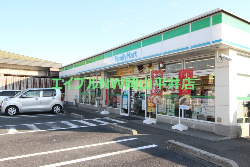 コンビニ　ファミリーマート岡山青江六丁目店（コンビニ）まで124m
