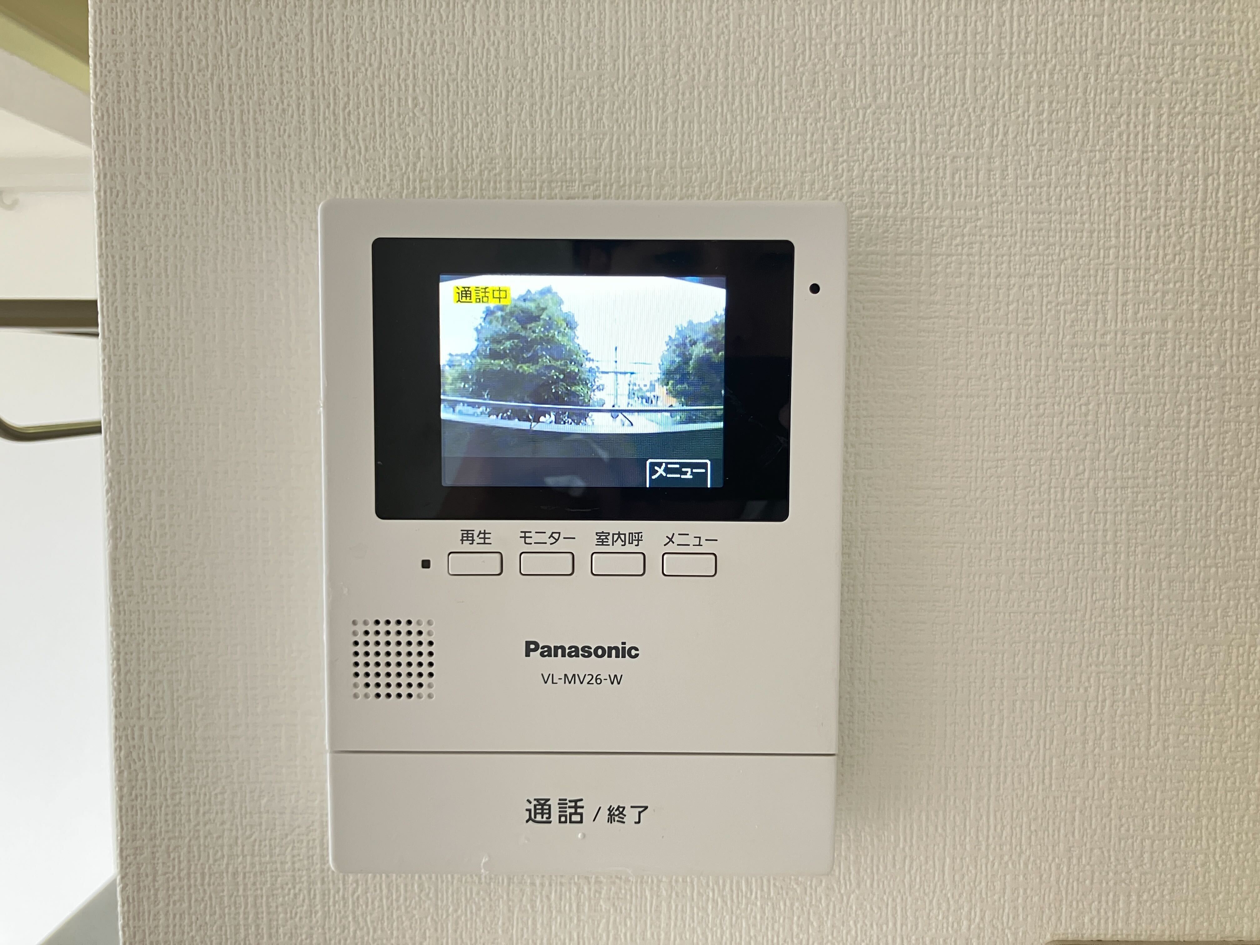 セキュリティ　顔が分かるＴＶモニターフォン
