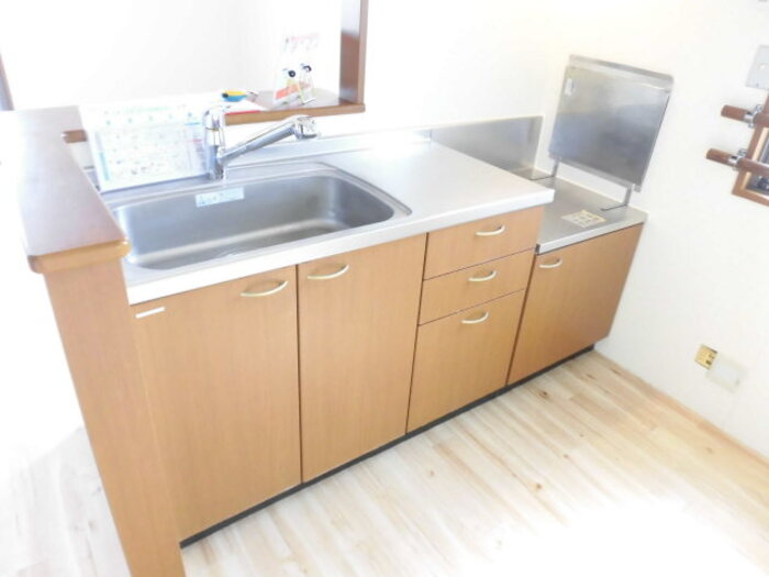 キッチン　２口コンロ設置可能です★