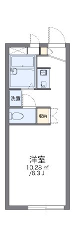 レオパレス加島の間取り写真