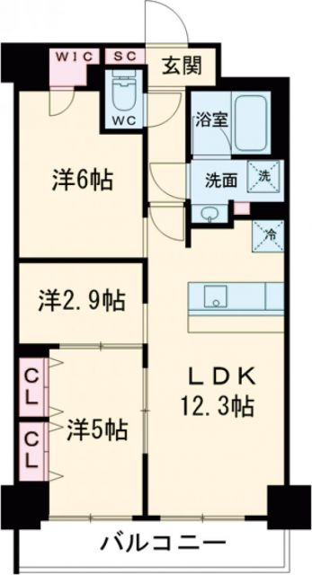 CLASSEUM高崎の間取り写真
