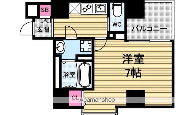 フォーチュン心斎橋EASTの間取り写真