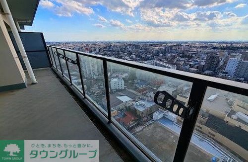 バルコニー　バルコニーからの眺望
