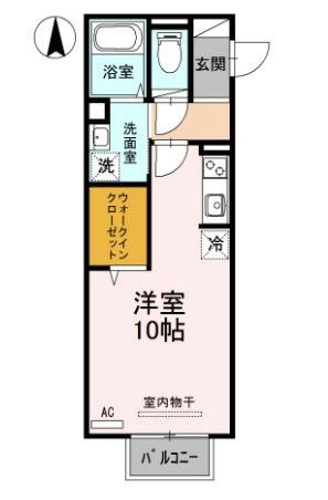 クレール B棟の間取り写真