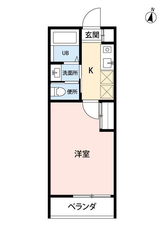 ＪＲ常磐線 北柏駅 徒歩5分 2階建 築5年の間取り写真