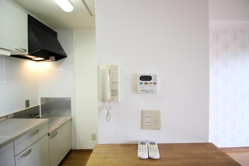 セキュリティ　インターホンで来客と話が出来ます。