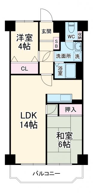 T S garden越谷大袋の間取り写真