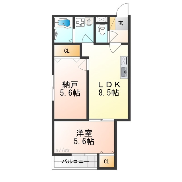 阪急京都線 相川駅 徒歩13分 3階建 新築の間取り写真