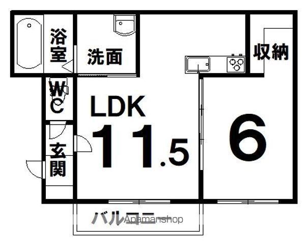 TK Gardenの間取り写真
