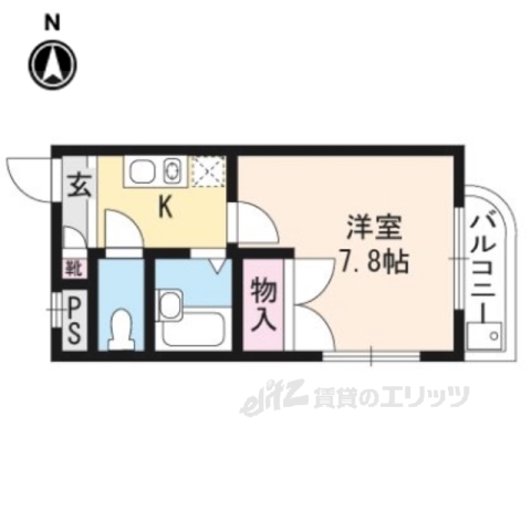 ハウスセゾン鞍馬口の間取り写真