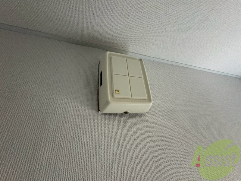 セキュリティ　来客時にはこちらのチャイムが鳴りますよ。