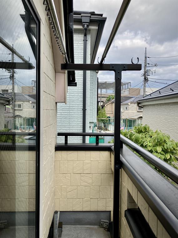 バルコニー　落ち着いた時間を過ごせるバルコニーです