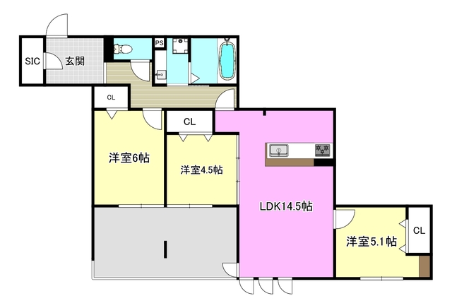 La Grand Suitoの間取り写真