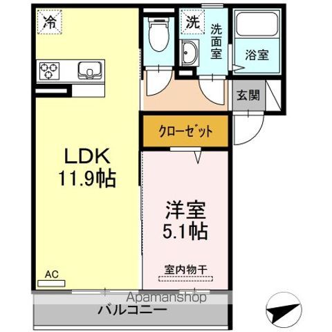 リンゴの家の間取り写真