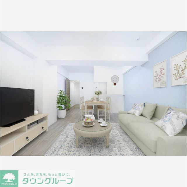 居室・リビング　家具・調度品等はCG加工です。実際の賃貸住居には含まれませ…