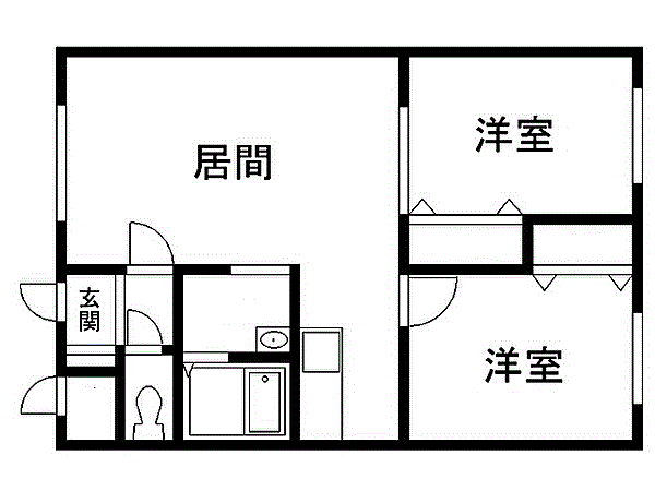 フラワーハイツIIの間取り