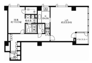 ストーリア赤坂の間取り