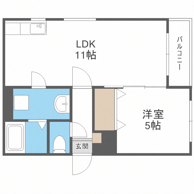 メゾンドソレイユ未来の間取り