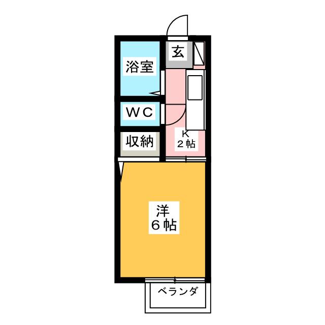 プレジール高ノ瀬の間取り