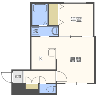 クラリス北16条A_間取り_0