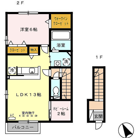 グリーンハウス元町の間取り