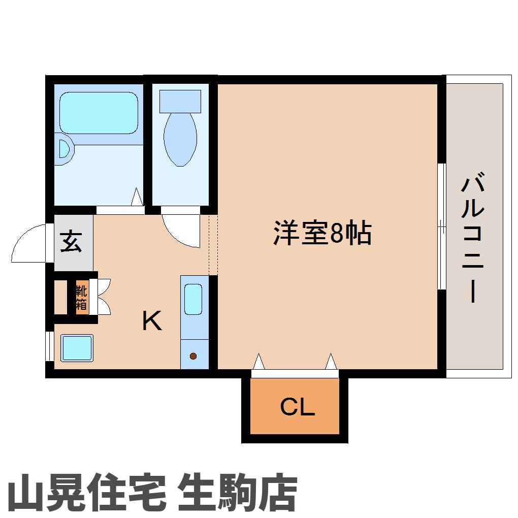 生駒市辻町のマンションの間取り