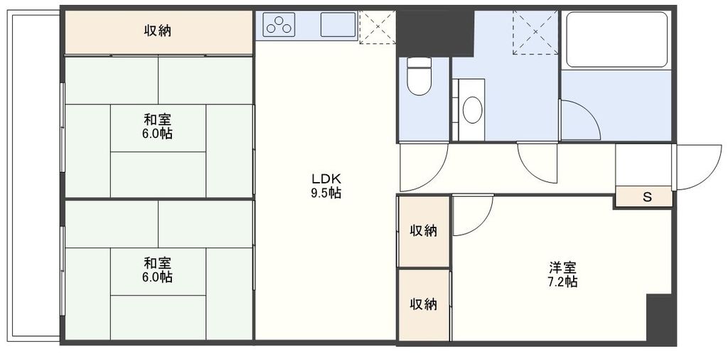 グレイス住吉の間取り