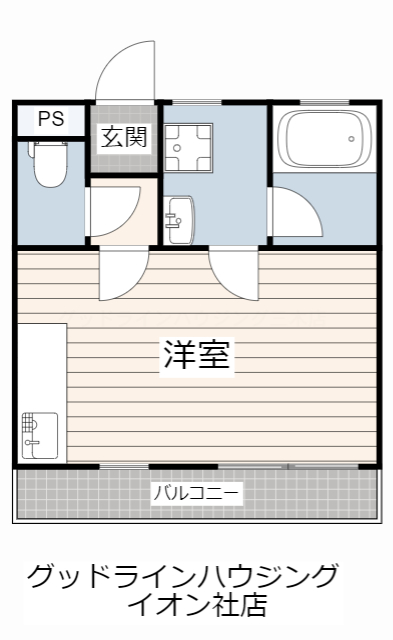 サンハイツ多井田の間取り