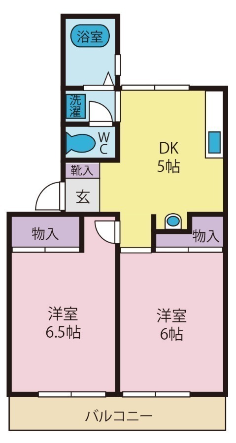 メゾン大里Iの間取り