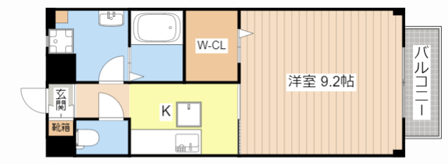 彦根市川瀬馬場町のアパートの間取り