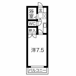 サンピュアKの間取り