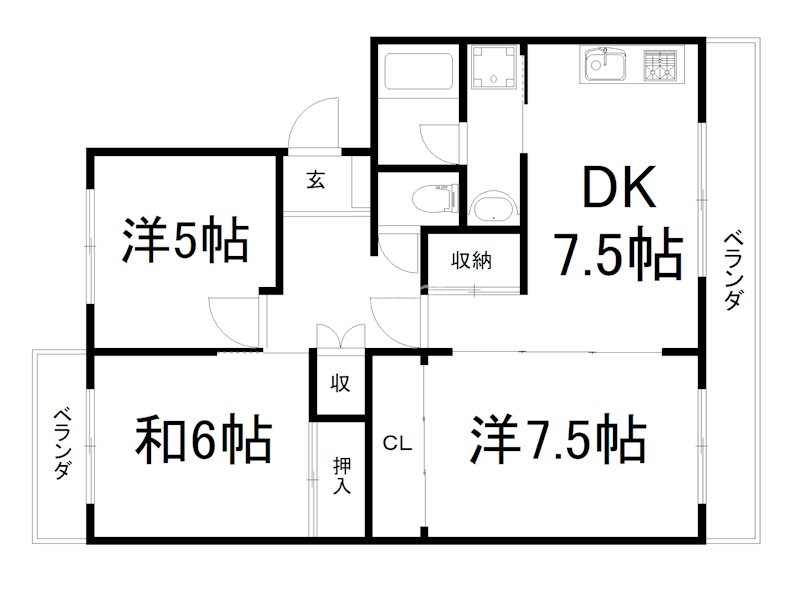 Ｎｏｕｖｅｌｌｅ ＧＥＫＫＥＩＫＡＮの間取り