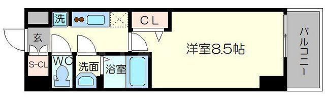 PHOENIX新大阪の間取り