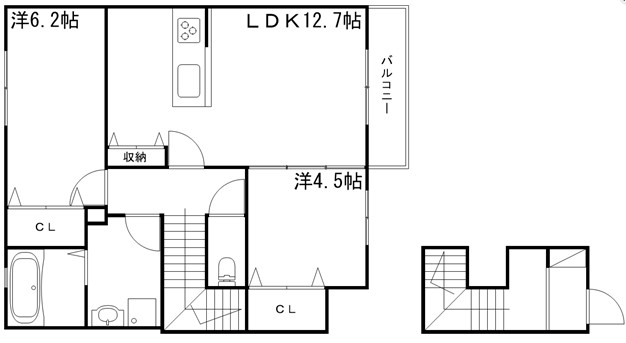 サンサージュ加納原田IIの間取り